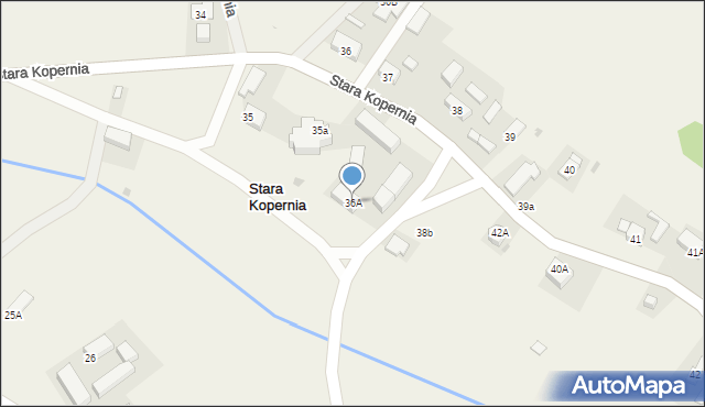 Stara Kopernia, Stara Kopernia, 36A, mapa Stara Kopernia