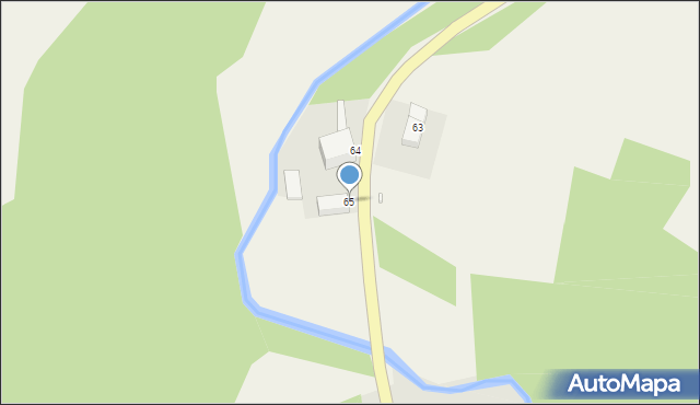 Stara Kraśnica, Stara Kraśnica, 65, mapa Stara Kraśnica