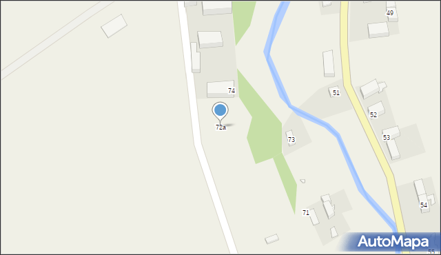 Stara Kraśnica, Stara Kraśnica, 72a, mapa Stara Kraśnica