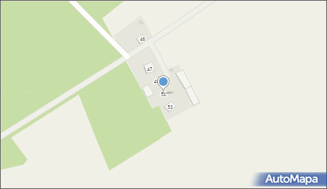 Stara Krępa, Stara Krępa, 51, mapa Stara Krępa