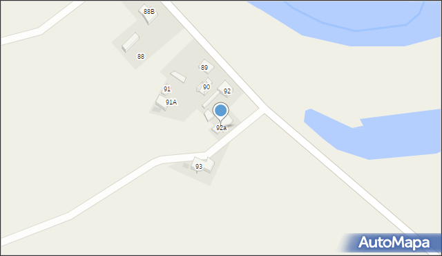 Stara Łomża nad Rzeką, Stara Łomża nad Rzeką, 92a, mapa Stara Łomża nad Rzeką