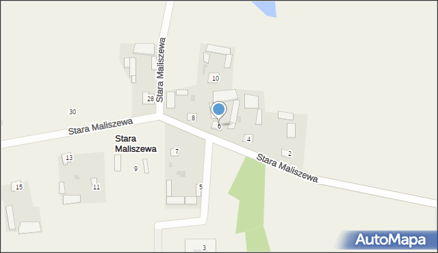 Stara Maliszewa, Stara Maliszewa, 6, mapa Stara Maliszewa
