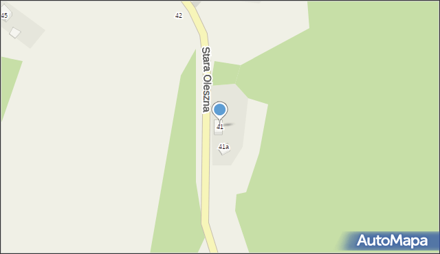Stara Oleszna, Stara Oleszna, 41, mapa Stara Oleszna