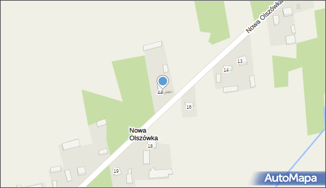 Stara Olszówka, Stara Olszówka, 44A, mapa Stara Olszówka