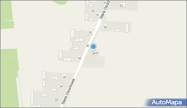 Stara Osuchowa, Stara Osuchowa, 37, mapa Stara Osuchowa