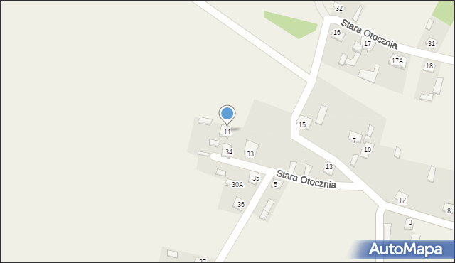 Stara Otocznia, Stara Otocznia, 11, mapa Stara Otocznia