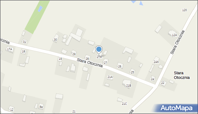 Stara Otocznia, Stara Otocznia, 27A, mapa Stara Otocznia