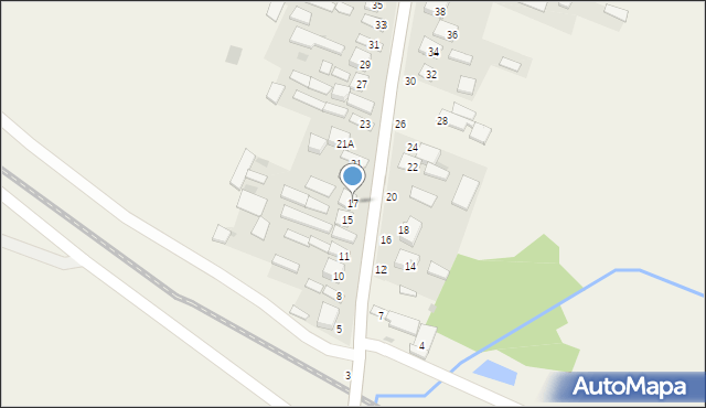 Stara Rokitnia, Stara Rokitnia, 17, mapa Stara Rokitnia