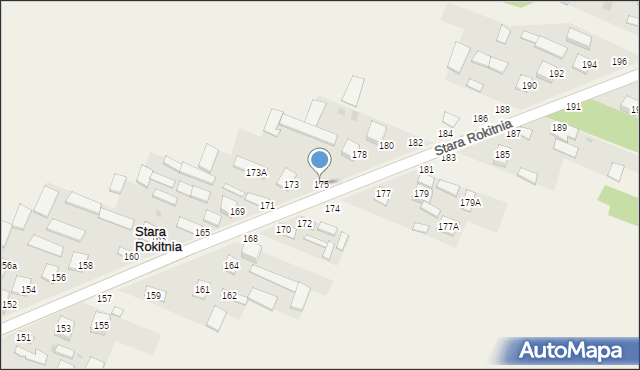 Stara Rokitnia, Stara Rokitnia, 175, mapa Stara Rokitnia