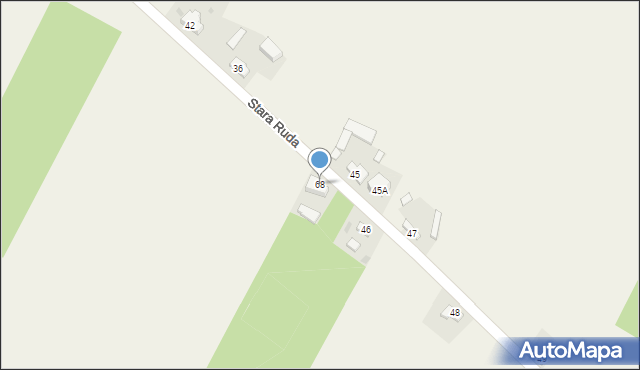 Stara Ruda, Stara Ruda, 68, mapa Stara Ruda
