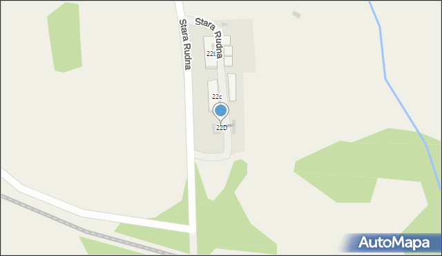 Stara Rudna, Stara Rudna, 22D, mapa Stara Rudna