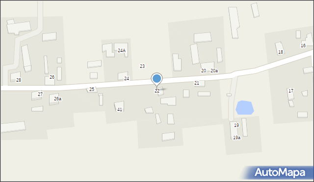 Stara Rudówka, Stara Rudówka, 22, mapa Stara Rudówka
