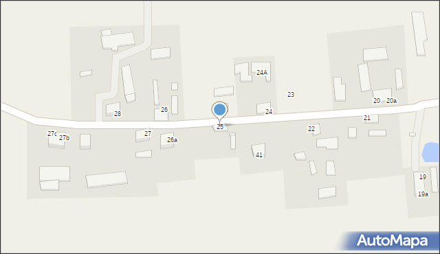 Stara Rudówka, Stara Rudówka, 25, mapa Stara Rudówka