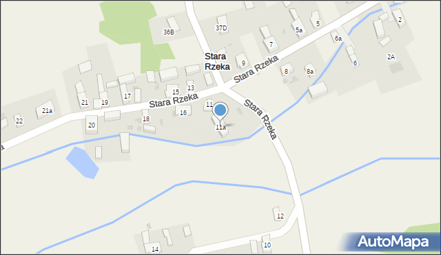 Stara Rzeka, Stara Rzeka, 11a, mapa Stara Rzeka