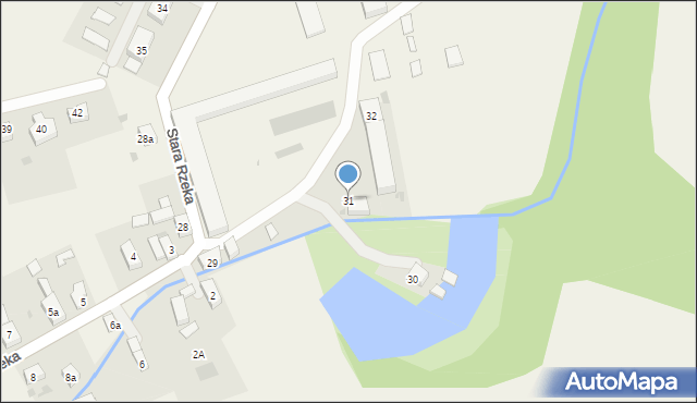 Stara Rzeka, Stara Rzeka, 31, mapa Stara Rzeka