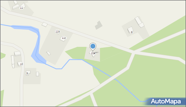 Stara Rzeka, Stara Rzeka, 11e, mapa Stara Rzeka