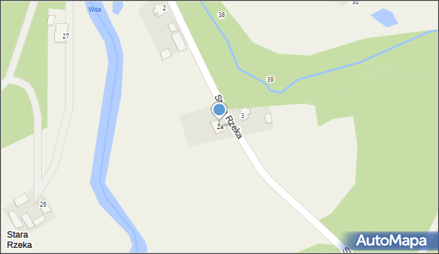 Stara Rzeka, Stara Rzeka, 2a, mapa Stara Rzeka