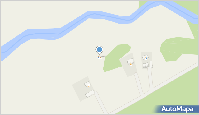 Stara Rzeka, Stara Rzeka, 6a, mapa Stara Rzeka
