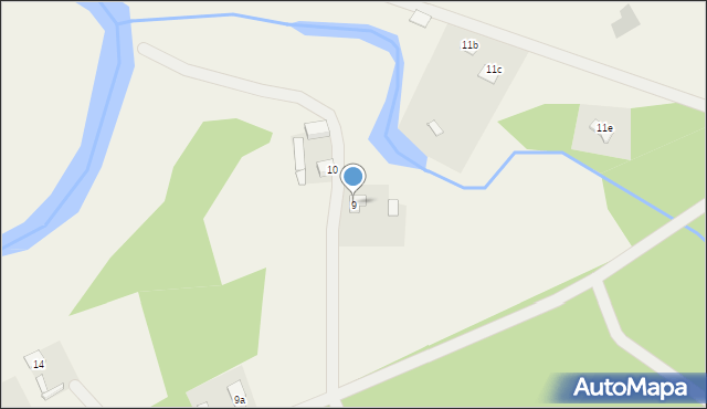 Stara Rzeka, Stara Rzeka, 9, mapa Stara Rzeka