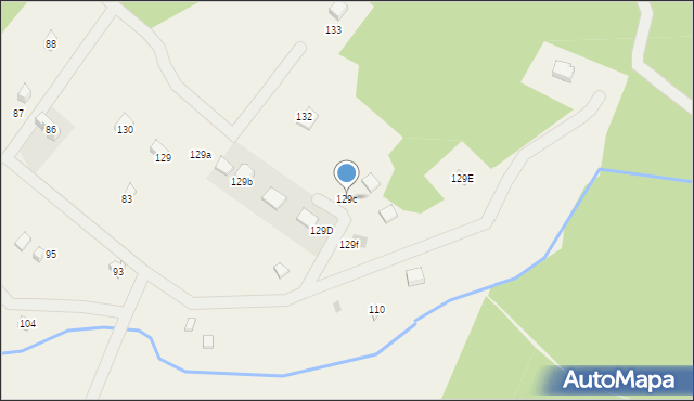 Stara Sikorska Huta, Stara Sikorska Huta, 129c, mapa Stara Sikorska Huta