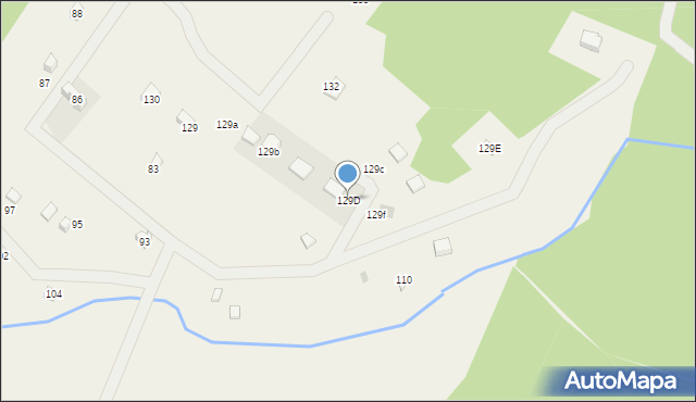 Stara Sikorska Huta, Stara Sikorska Huta, 129D, mapa Stara Sikorska Huta