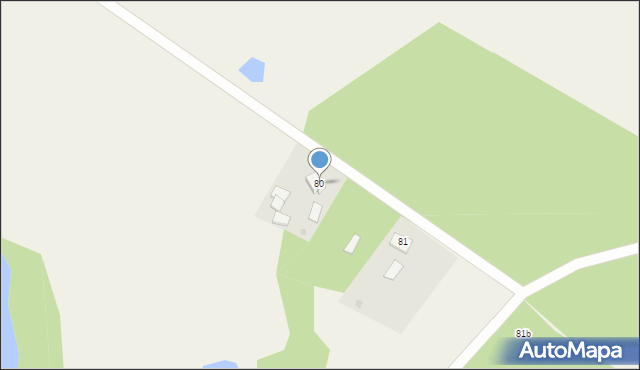 Stara Sikorska Huta, Stara Sikorska Huta, 80, mapa Stara Sikorska Huta