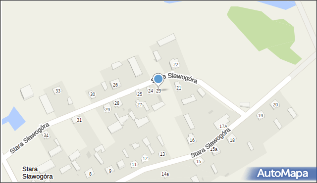 Stara Sławogóra, Stara Sławogóra, 23, mapa Stara Sławogóra