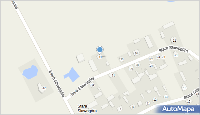 Stara Sławogóra, Stara Sławogóra, 33, mapa Stara Sławogóra