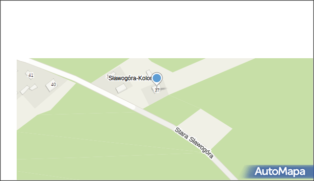 Stara Sławogóra, Stara Sławogóra, 37, mapa Stara Sławogóra