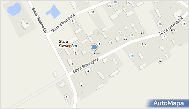 Stara Sławogóra, Stara Sławogóra, 5, mapa Stara Sławogóra