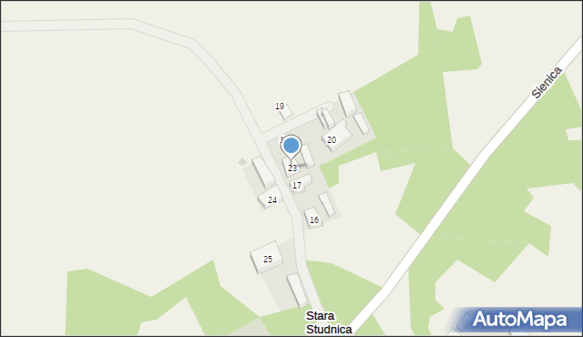 Stara Studnica, Stara Studnica, 23, mapa Stara Studnica