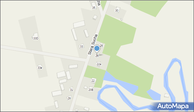 Stara Sucha, Stara Sucha, 26, mapa Stara Sucha