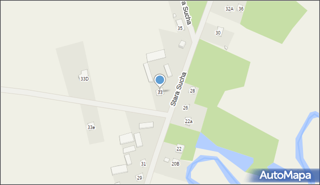 Stara Sucha, Stara Sucha, 33, mapa Stara Sucha