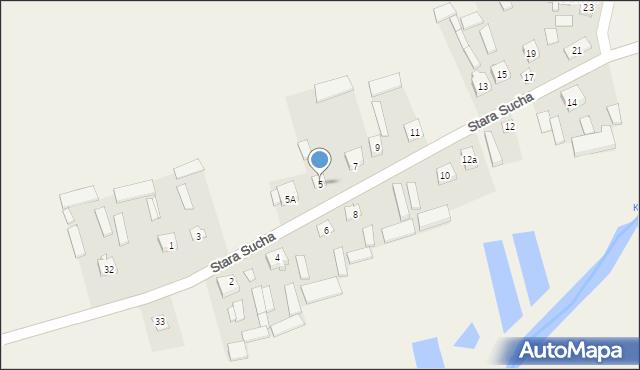 Stara Sucha, Stara Sucha, 5, mapa Stara Sucha