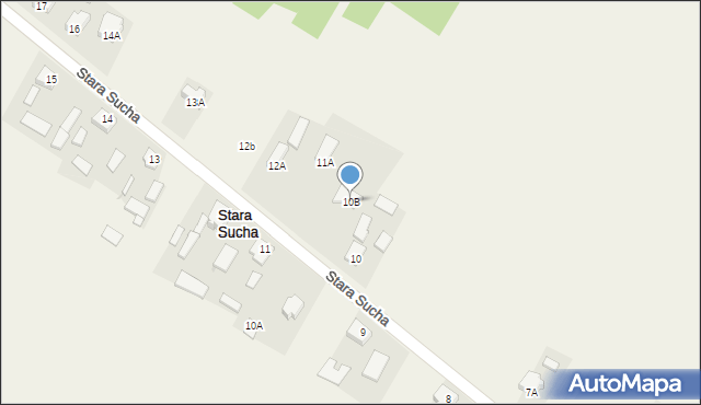 Stara Sucha, Stara Sucha, 10B, mapa Stara Sucha