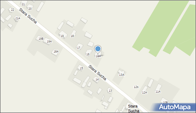 Stara Sucha, Stara Sucha, 14A, mapa Stara Sucha