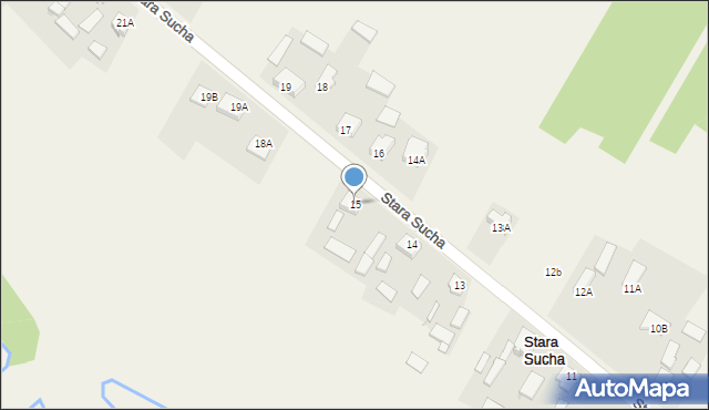 Stara Sucha, Stara Sucha, 15, mapa Stara Sucha
