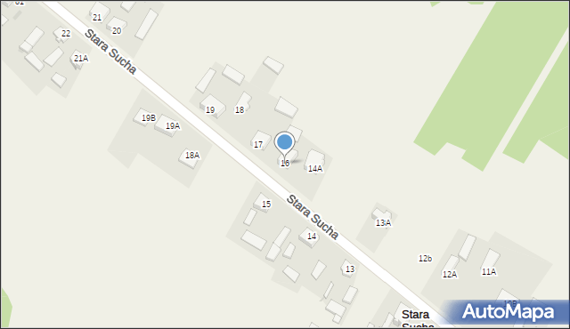 Stara Sucha, Stara Sucha, 16, mapa Stara Sucha