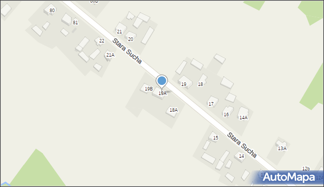 Stara Sucha, Stara Sucha, 19A, mapa Stara Sucha