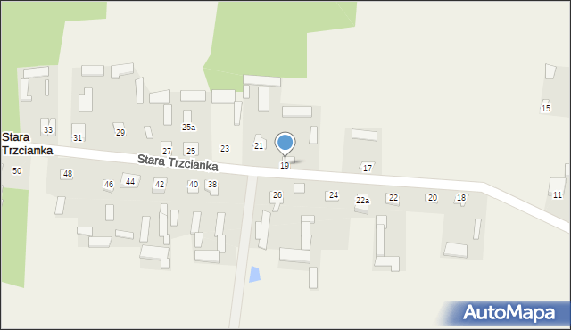Stara Trzcianka, Stara Trzcianka, 19, mapa Stara Trzcianka