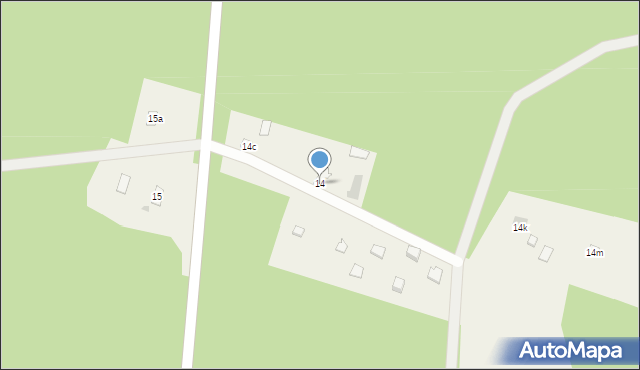 Stara Wieś, Stara Wieś, 14, mapa Stara Wieś