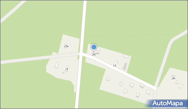 Stara Wieś, Stara Wieś, 14c, mapa Stara Wieś