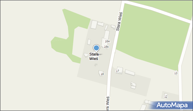 Stara Wieś, Stara Wieś, 16, mapa Stara Wieś