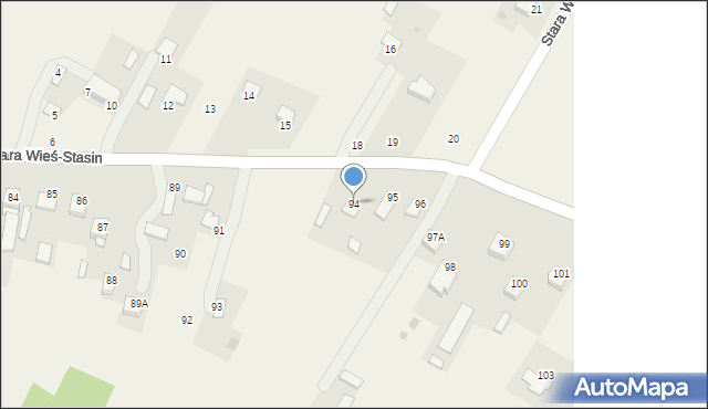 Stara Wieś, Stara Wieś, 94, mapa Stara Wieś