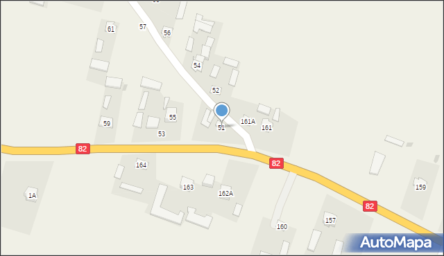 Stara Wieś, Stara Wieś, 51, mapa Stara Wieś