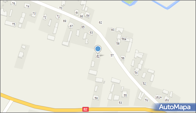 Stara Wieś, Stara Wieś, 61, mapa Stara Wieś