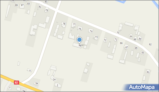 Stara Wieś, Stara Wieś, 75, mapa Stara Wieś