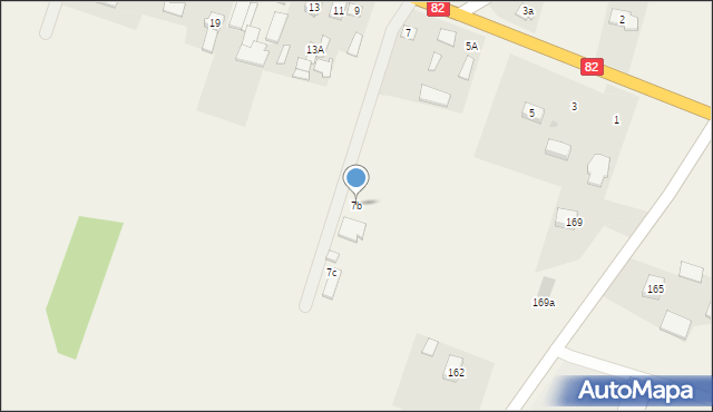 Stara Wieś, Stara Wieś, 7b, mapa Stara Wieś