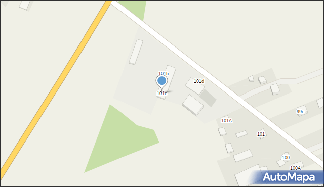 Stara Wieś, Stara Wieś, 101c, mapa Stara Wieś