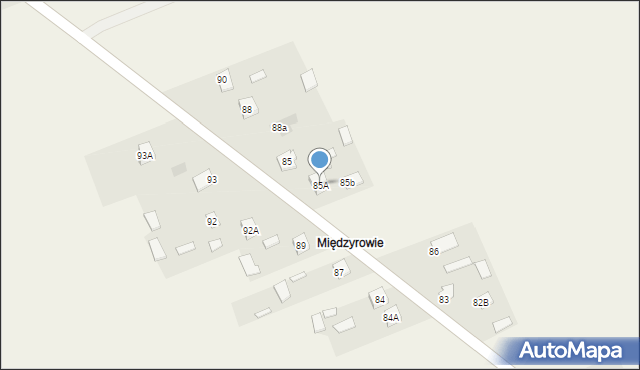 Stara Wieś, Stara Wieś, 85A, mapa Stara Wieś